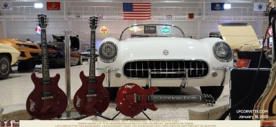 3 LP Corvette Guitars, #23, #27 and #30