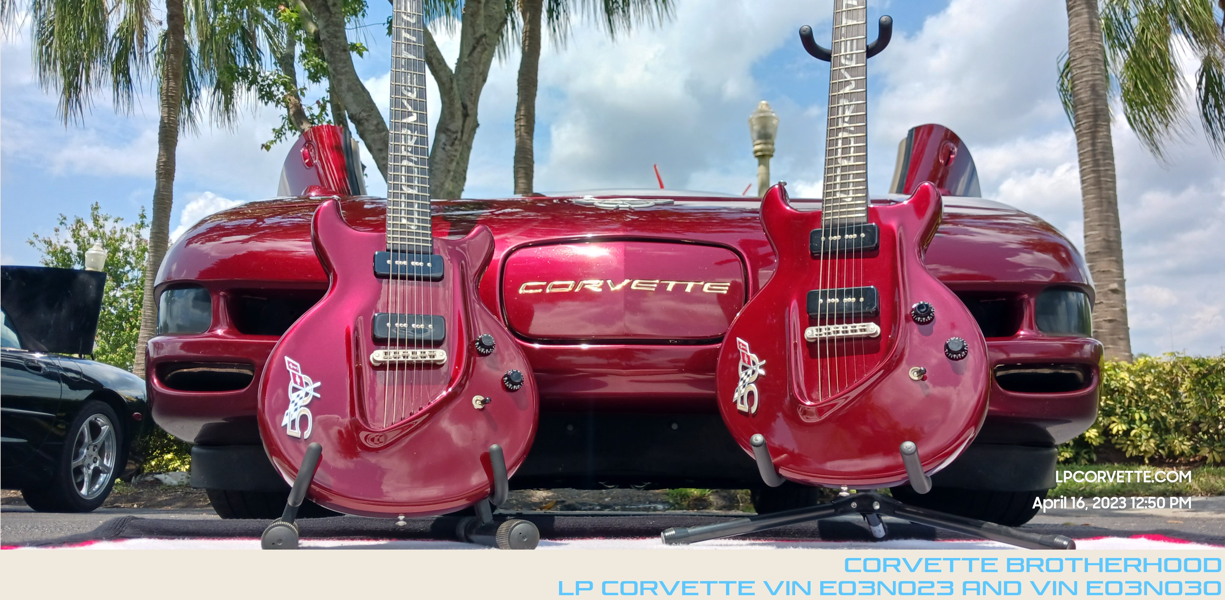 LP Corvette VIN E03N023 wtih LP Corvette VIN E03N030